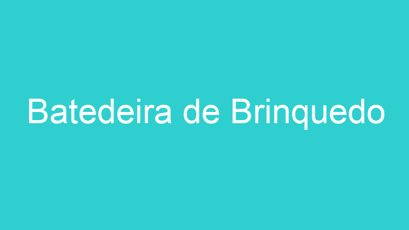 Batedeira de Brinquedo