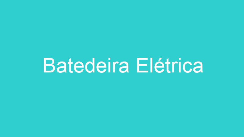 Batedeira Elétrica
