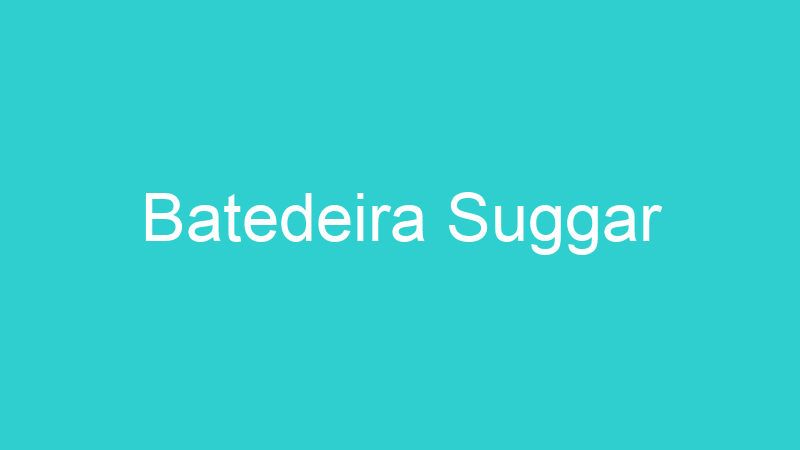 Batedeira Suggar