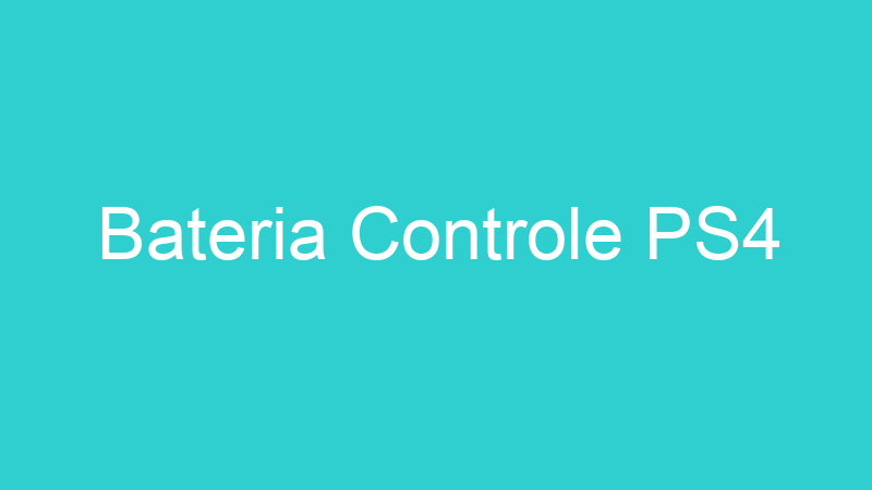 Bateria Controle PS4