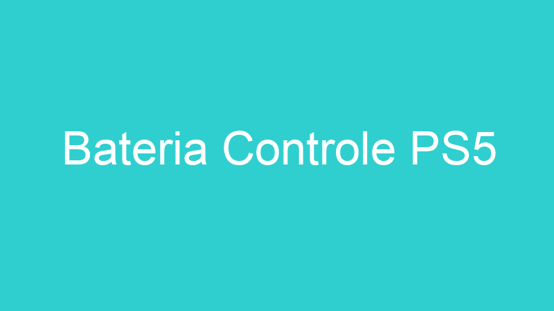 Bateria Controle PS5