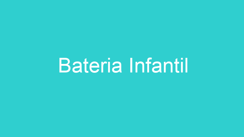 Bateria Infantil