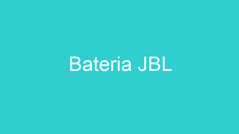 Bateria JBL