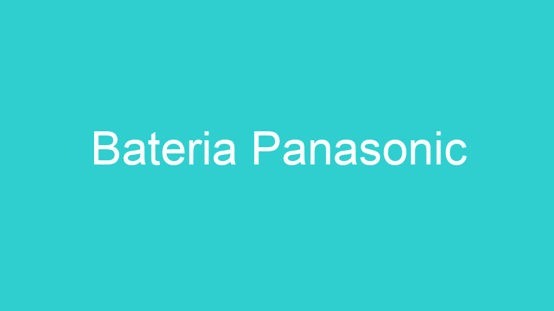 Bateria Panasonic