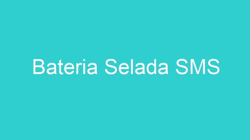 Bateria Selada SMS