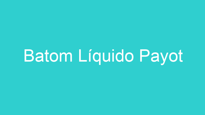 Batom Líquido Payot