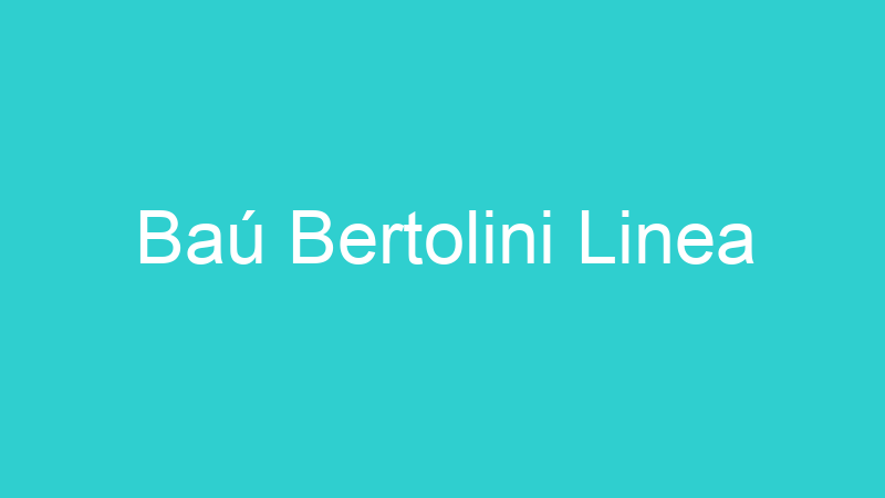Baú Bertolini Linea