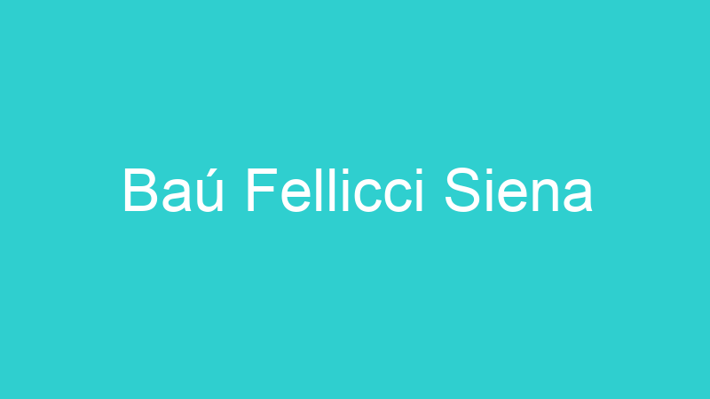 Baú Fellicci Siena