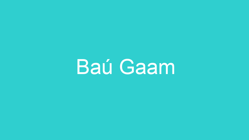 Baú Gaam