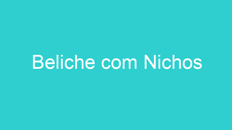 Beliche com Nichos