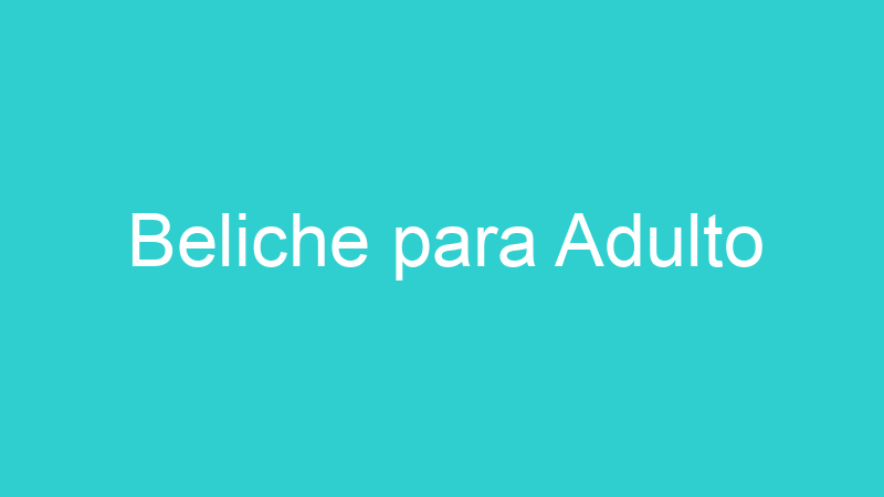 Beliche para Adulto