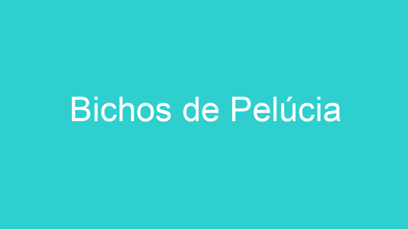 Bichos de Pelúcia