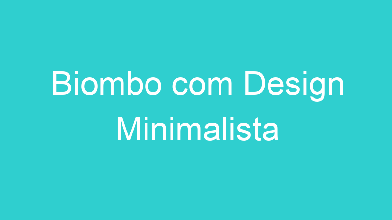 Biombo com Design Minimalista