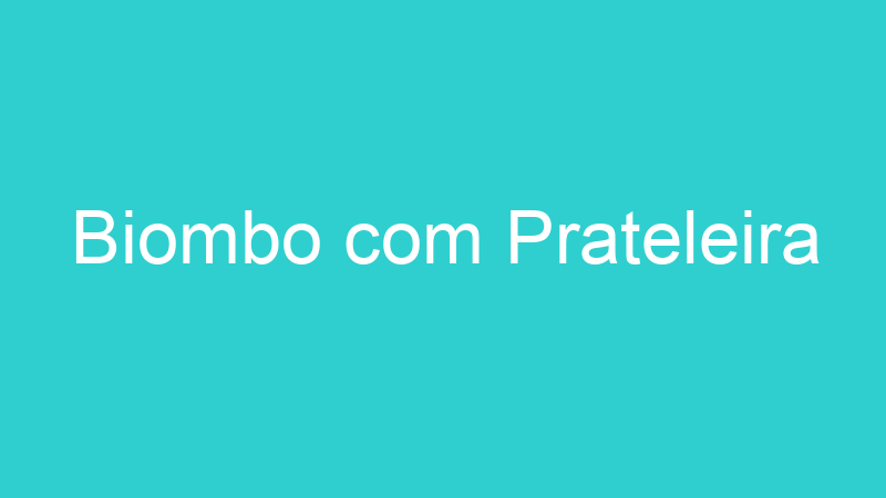 Biombo com Prateleira