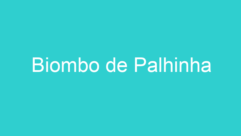 Biombo de Palhinha