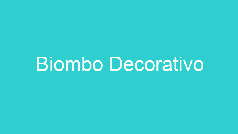 Biombo Decorativo