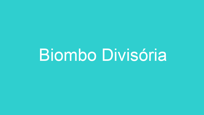 Biombo Divisória