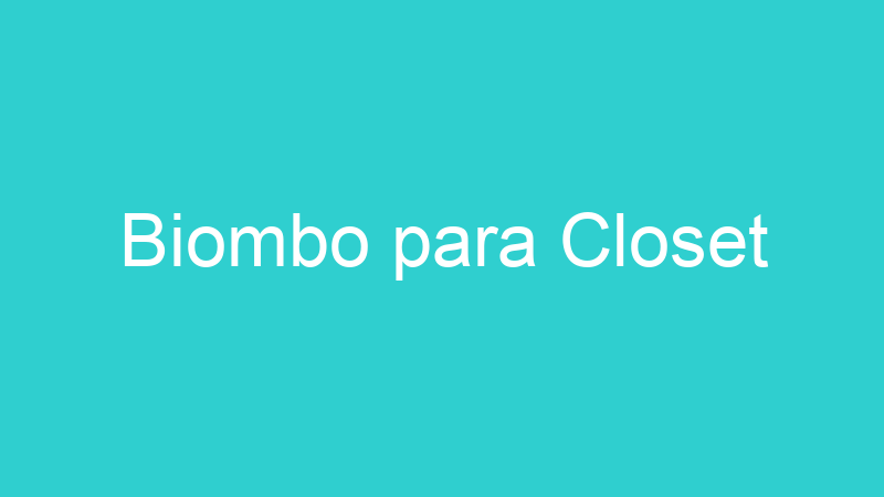 Biombo para Closet
