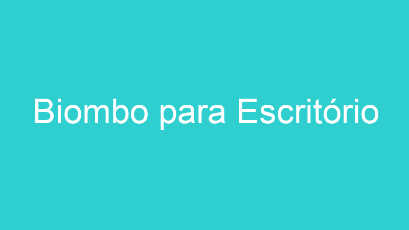 Biombo para Escritório