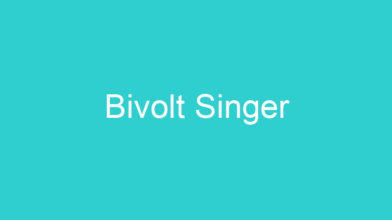 Bivolt Singer