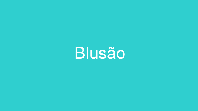 Blusão