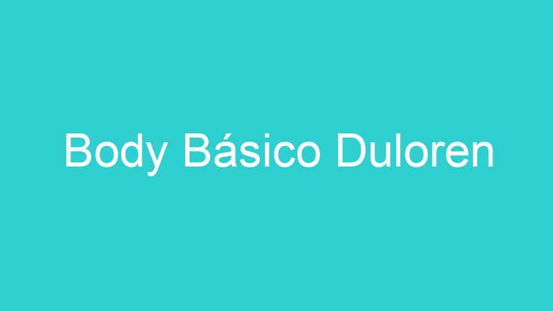 Body Básico Duloren