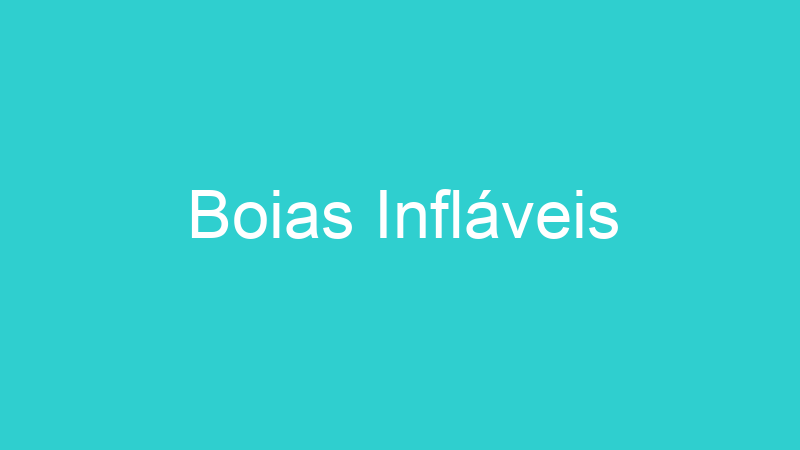 Boias Infláveis