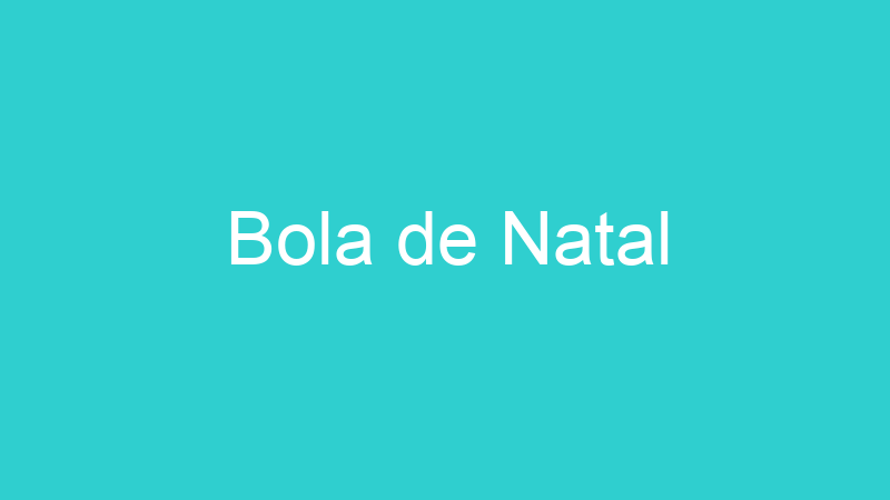 Bola de Natal