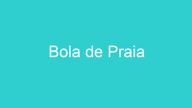 Bola de Praia