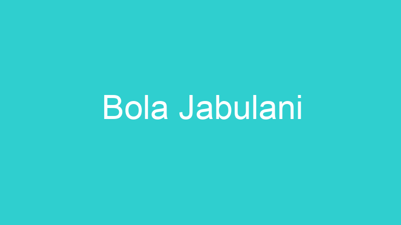 Bola Jabulani