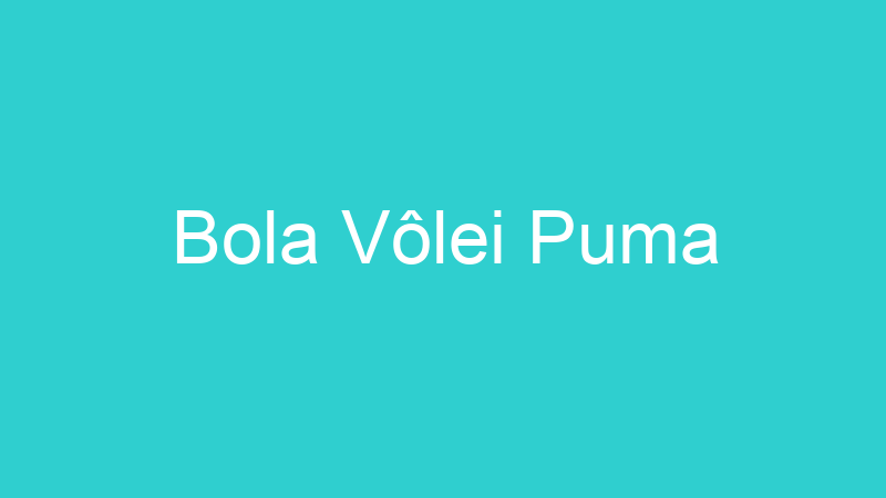 Bola Vôlei Puma
