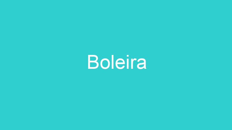 Boleira
