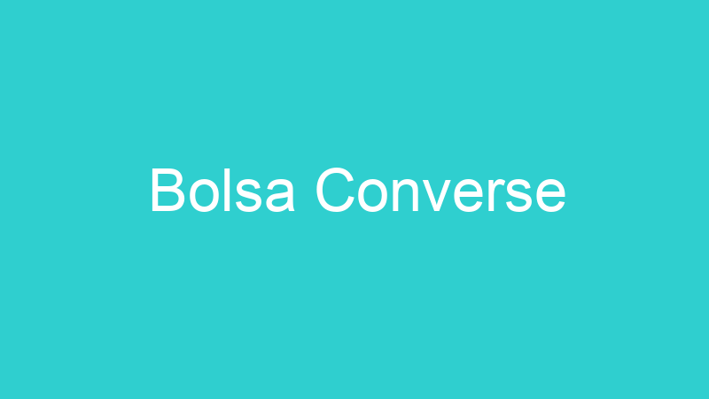 Bolsa Converse