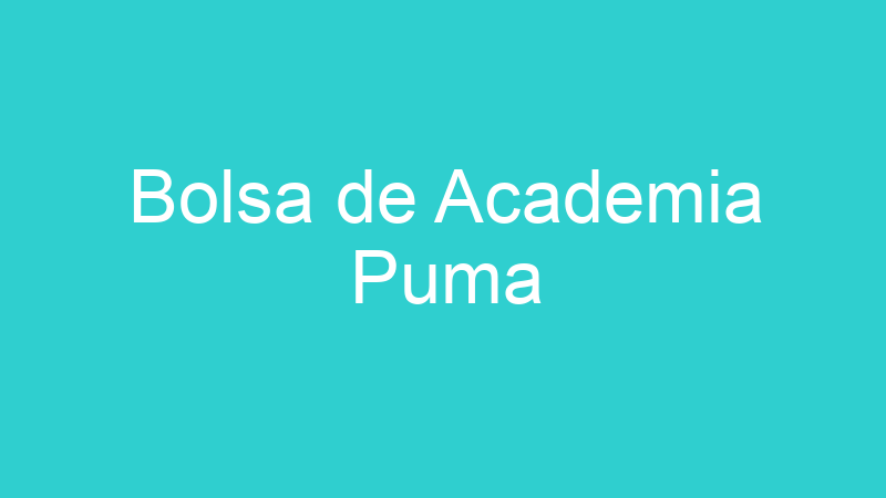 Bolsa de Academia Puma