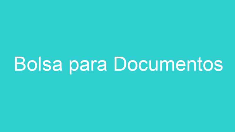 Bolsa para Documentos