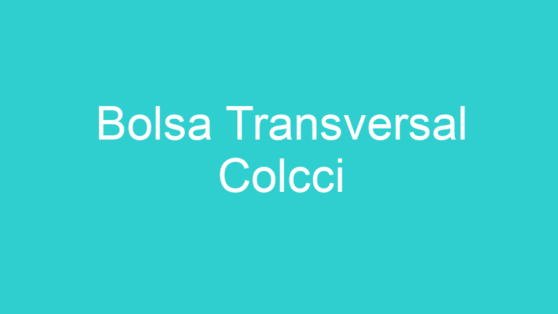 Bolsa Transversal Colcci
