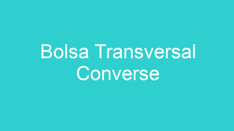 Bolsa Transversal Converse