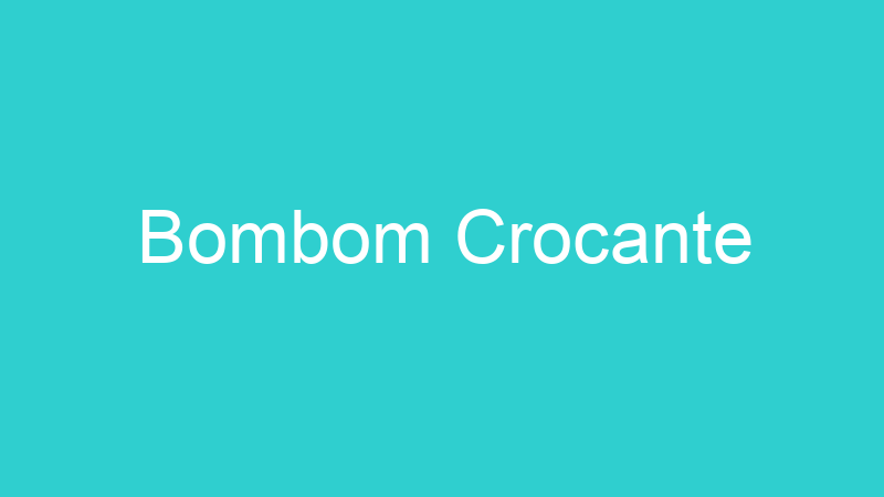 Bombom Crocante