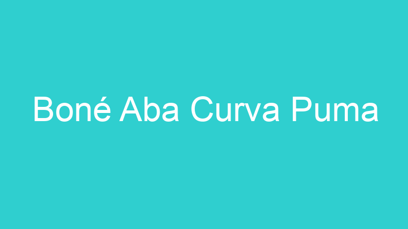 Boné Aba Curva Puma
