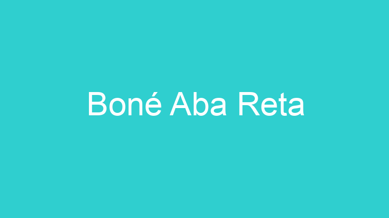 Boné Aba Reta