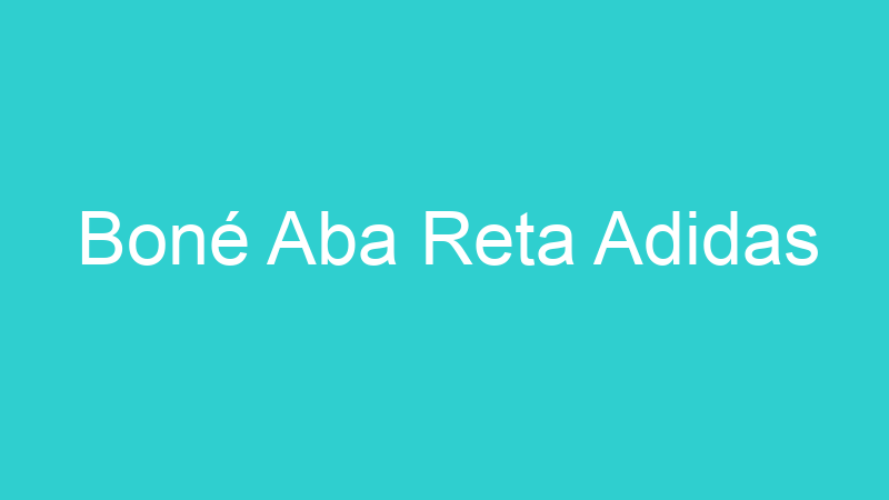 Boné Aba Reta Adidas
