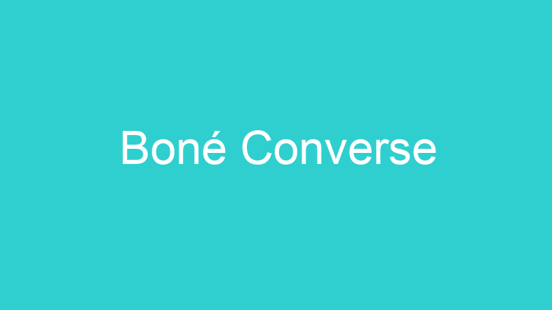 Boné Converse