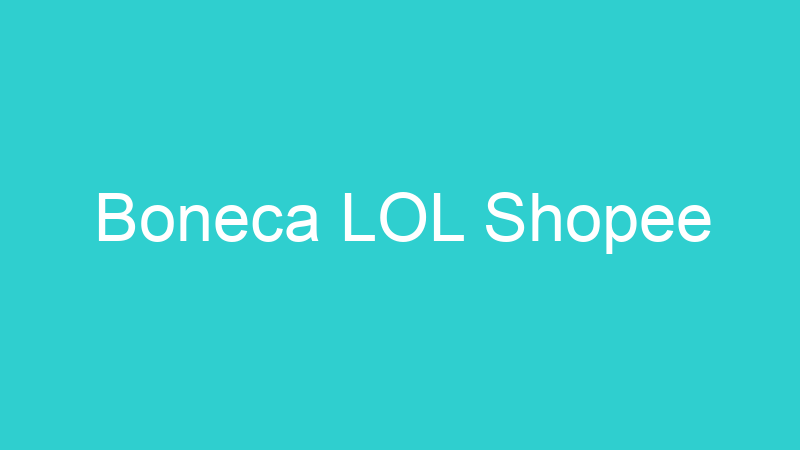 Boneca LOL Shopee