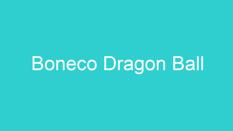 Boneco Dragon Ball