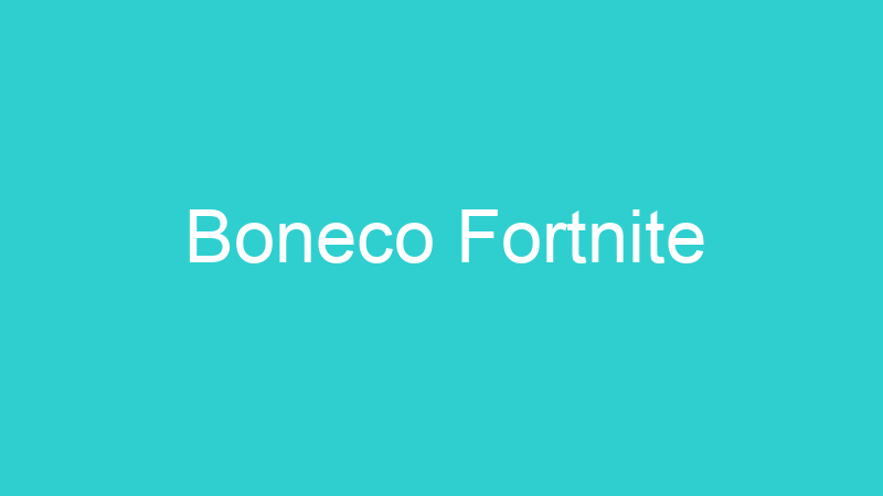 Boneco Fortnite