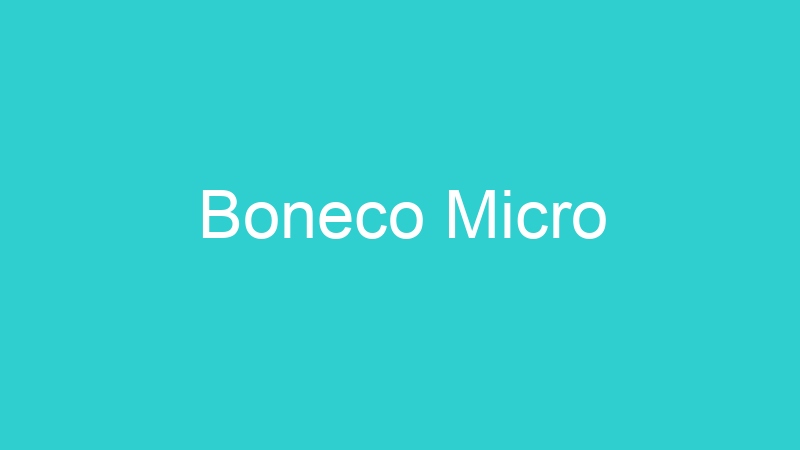 Boneco Micro