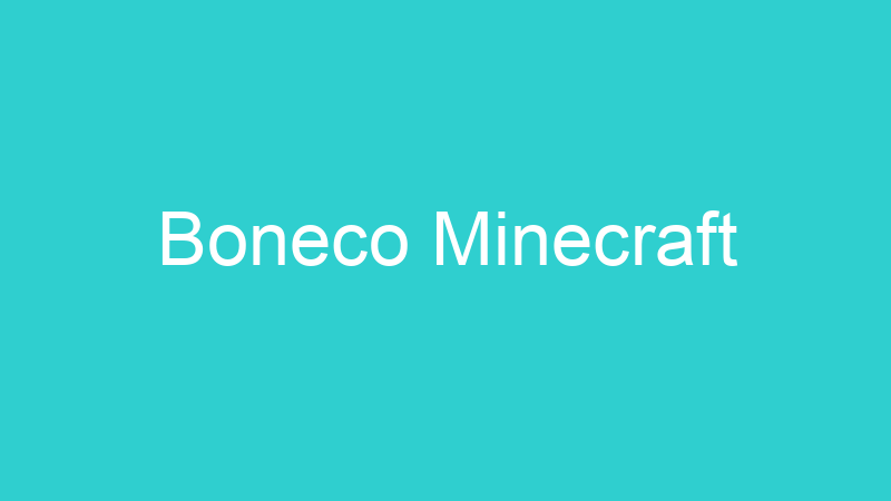 Boneco Minecraft