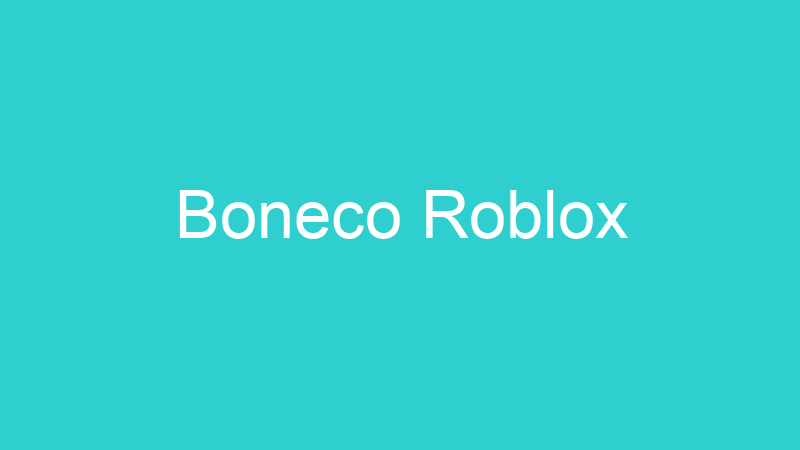 Boneco Roblox