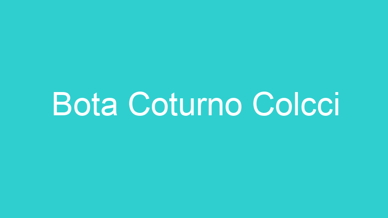 Bota Coturno Colcci