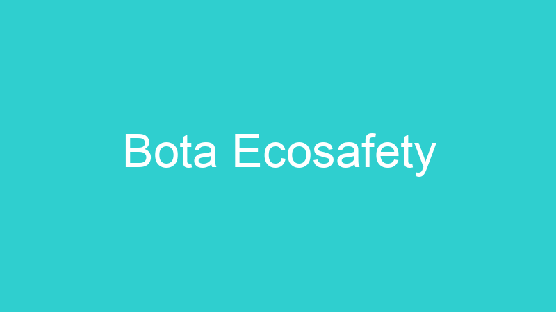 Bota Ecosafety